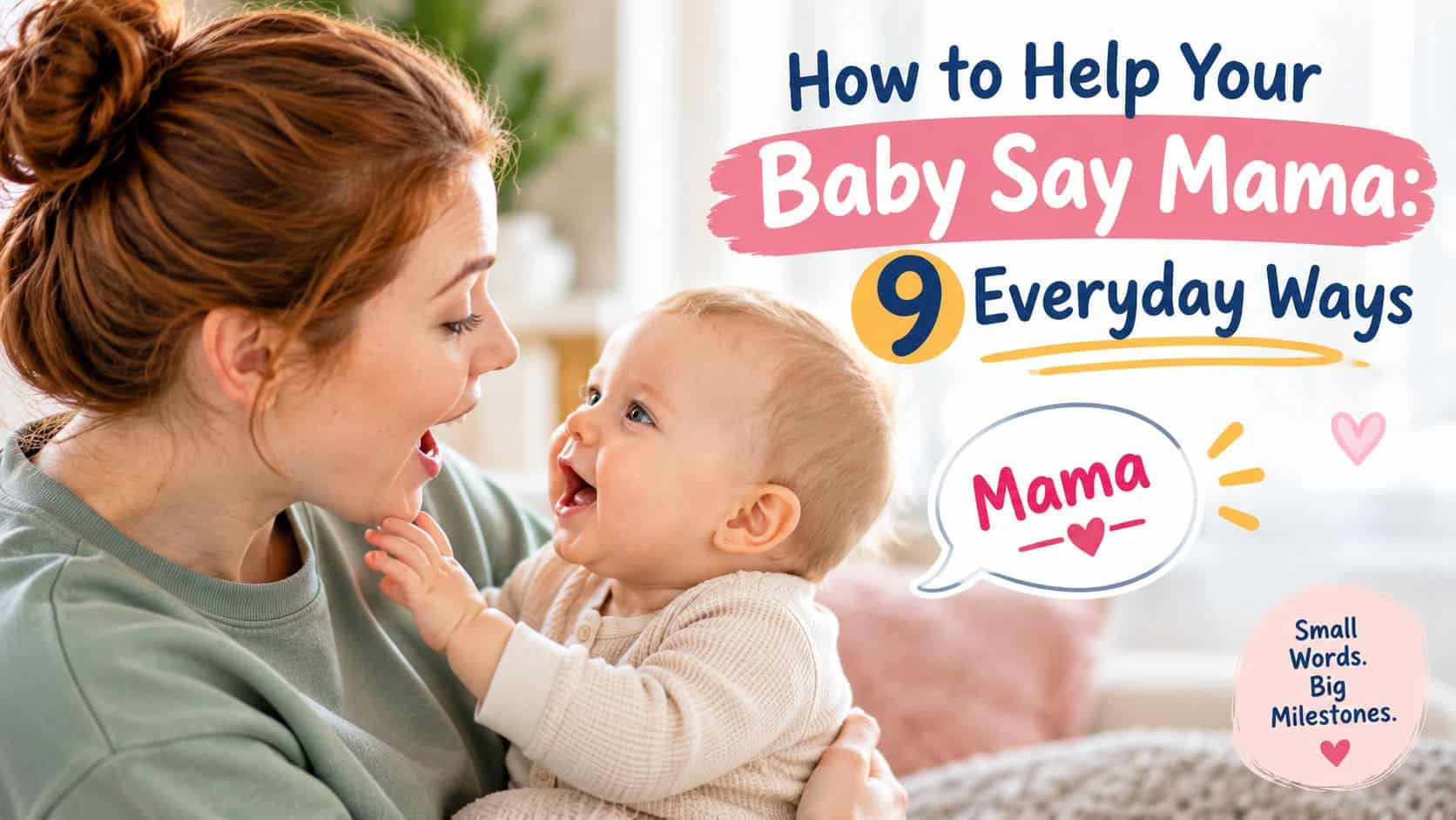 How to Help Your Baby Say Mama: 9 Everyday Ways