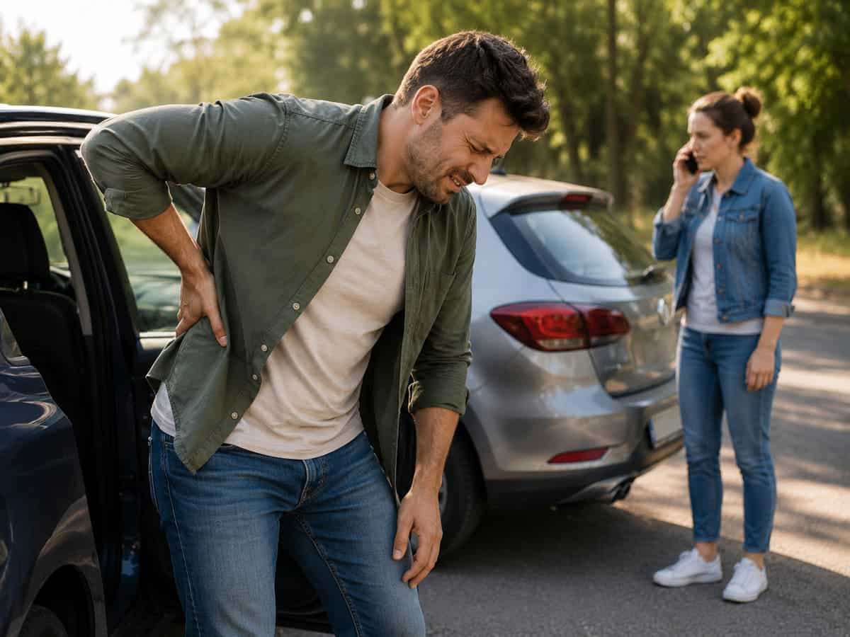 Car accident back and spine injury awareness