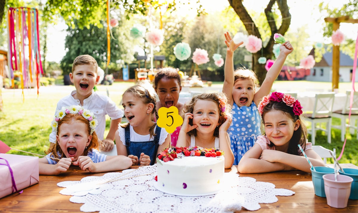 birthdayparty kids - Get Outside and Active: 5 Fun Summer Camp Activities for Kids