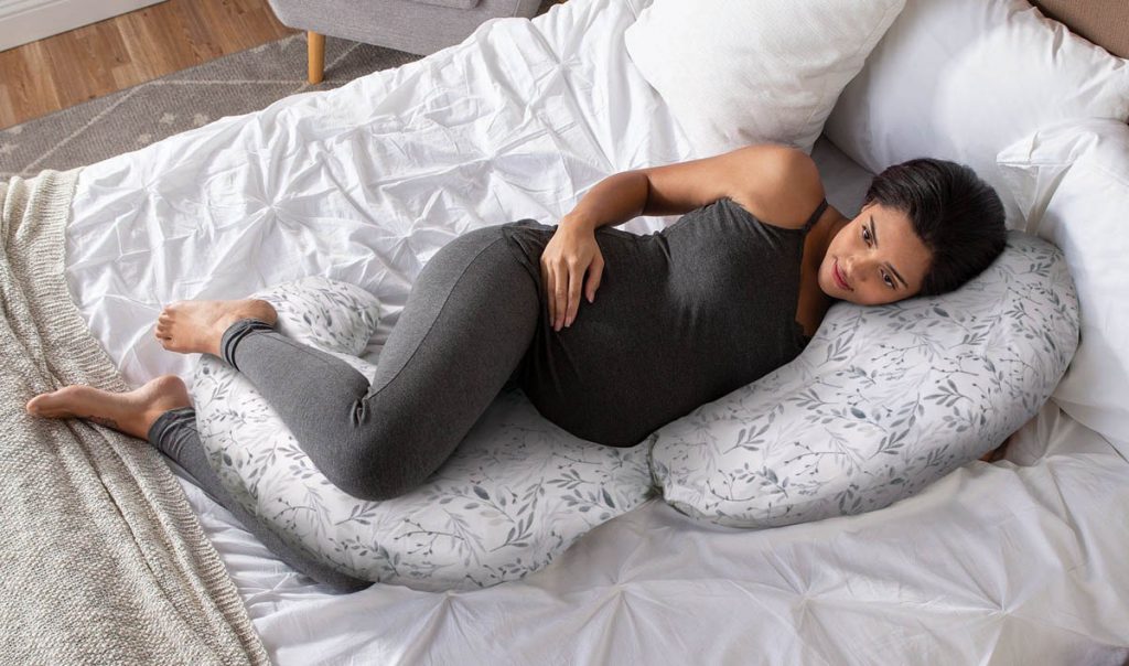 Boppy Total Body Pregnancy Pillow 1024x604 - Why is my Baby Kicking so Low
