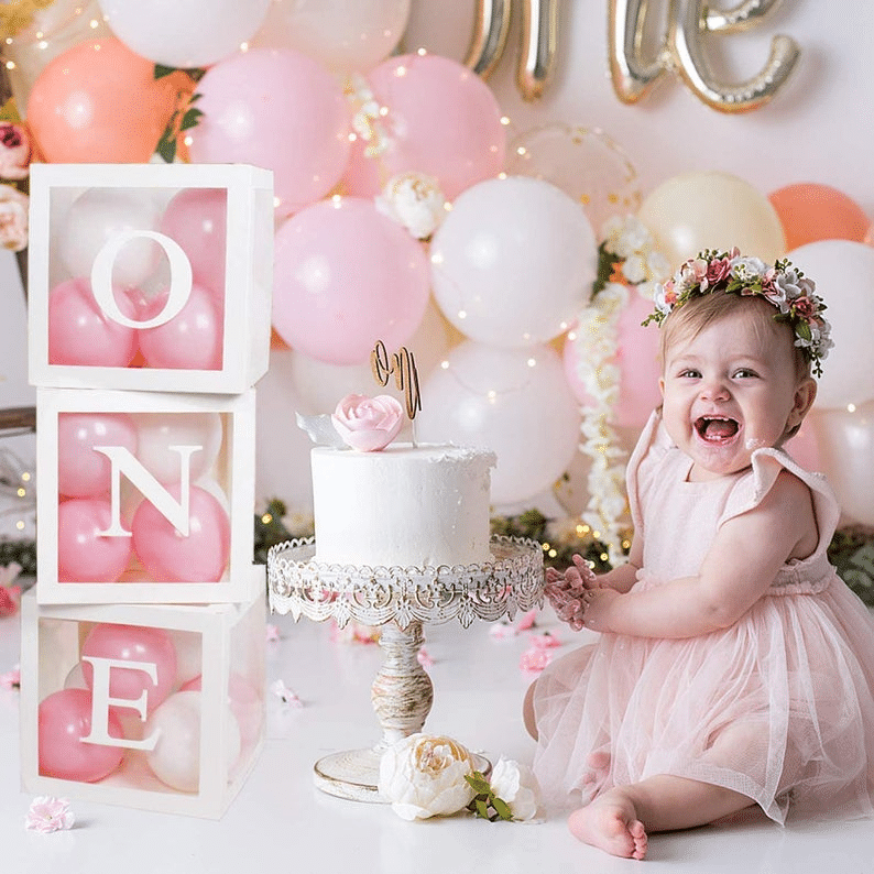 one letters first birthday 1 balloon first birthday for girl etsy