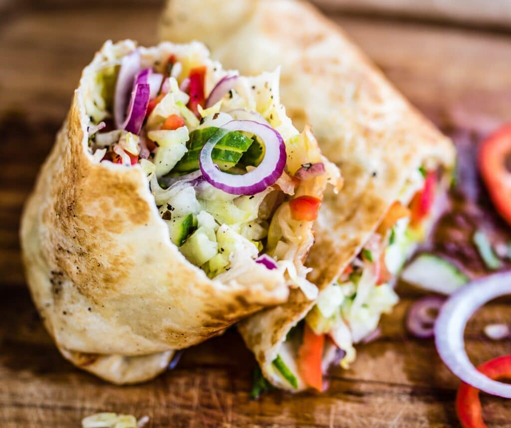 hummus and veggie wrap aafe32