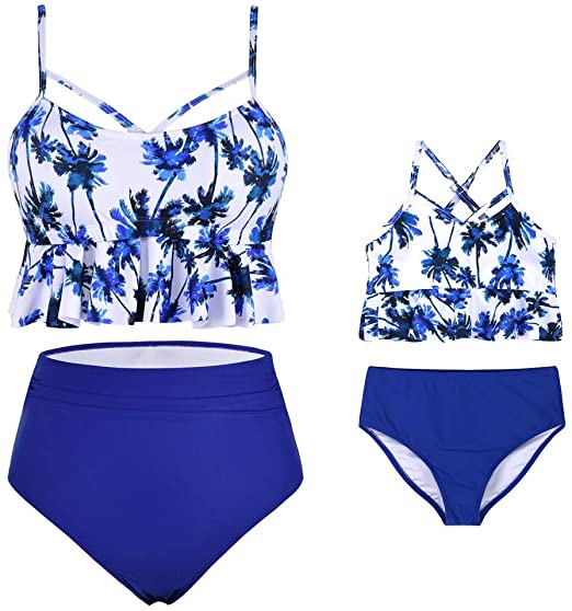 firpearl mother and daughter swimwear