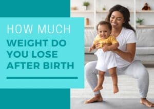 how much weight do you lose after birth