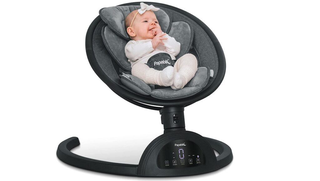 papablic portable baby swing