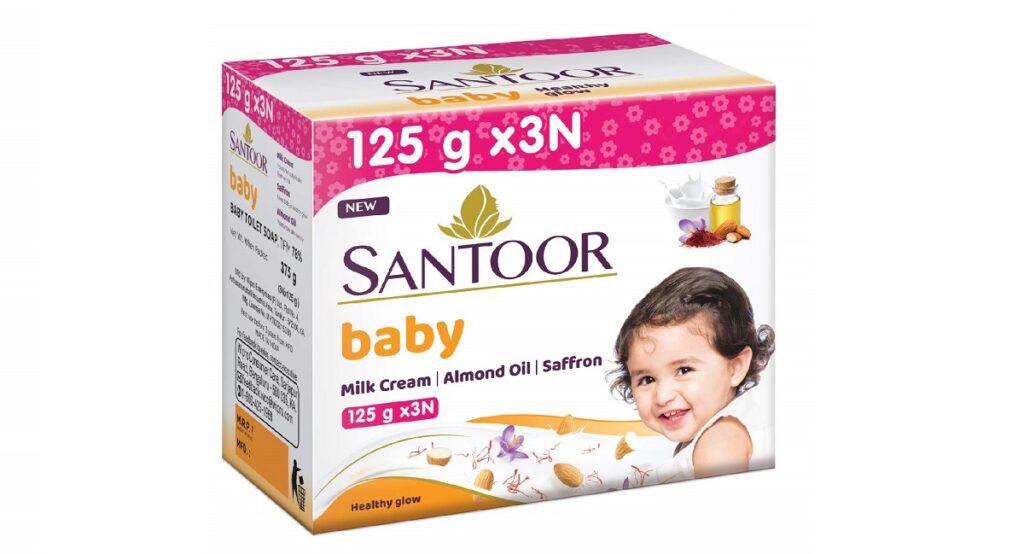 santoor baby soap