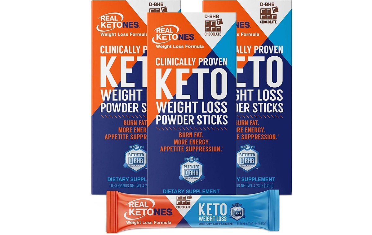 1. real ketones weight loss protein powder sticks