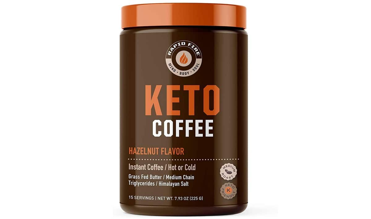 10. hazelnut ketogenic black coffee