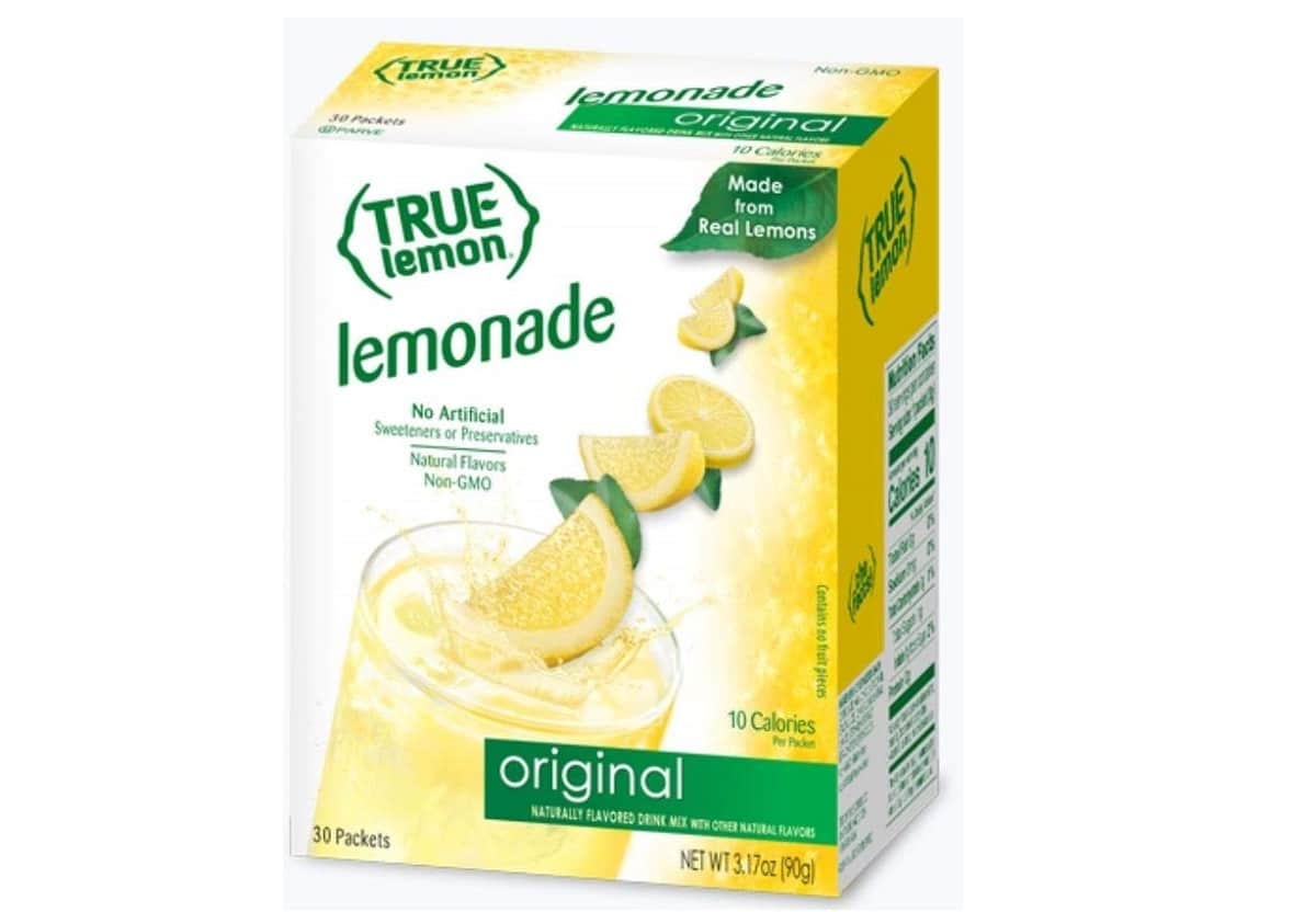 13. true lemon juice drink