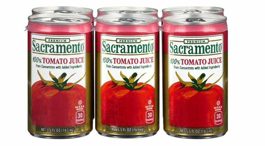 15. sacramento vegetable tomato juice