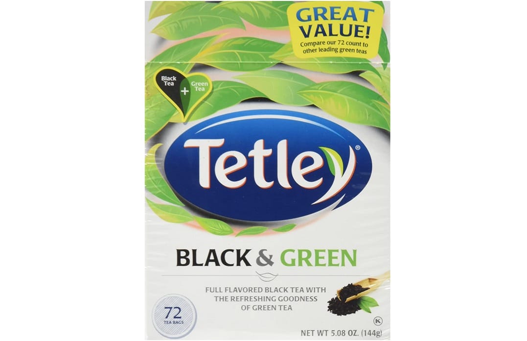 7. tetley green tea