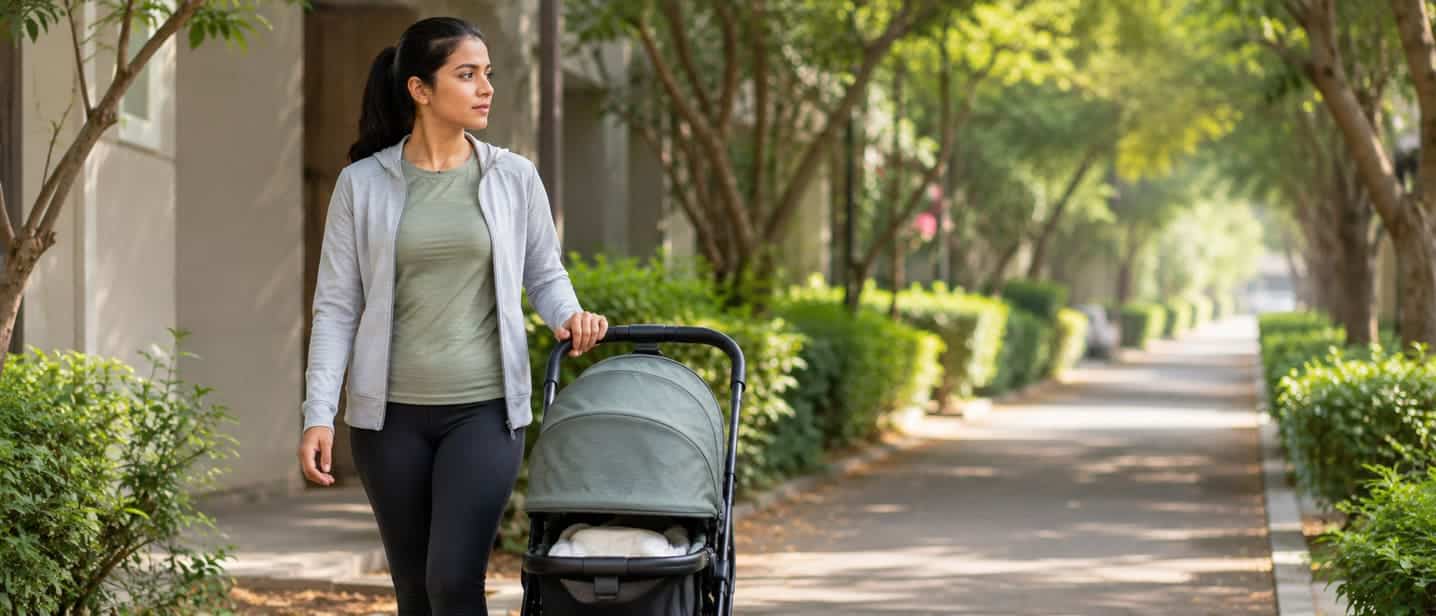 Gentle exercise during C section recovery
