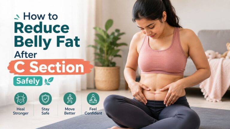 How to Reduce Belly Fat After C Section Safely