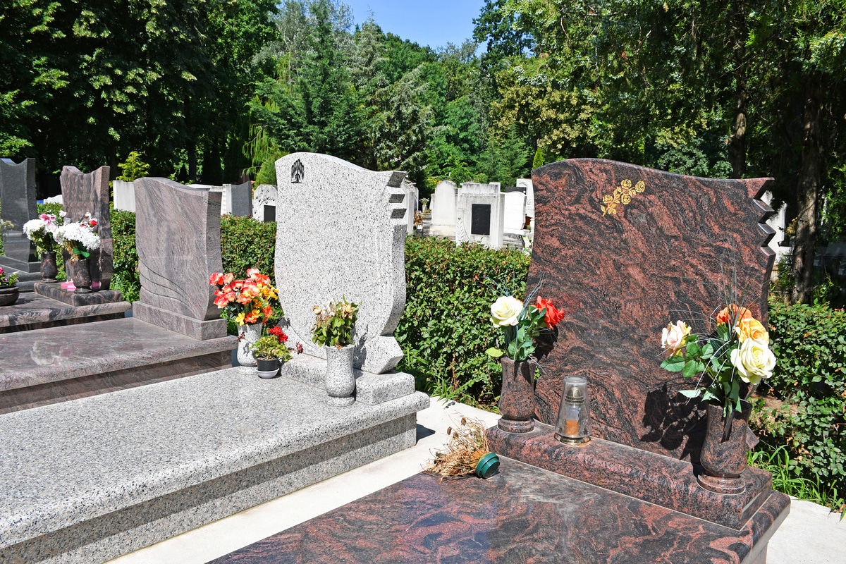 tombstone in the public cemetery