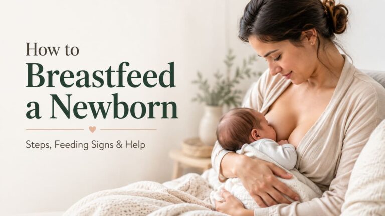 How to Breastfeed Newborn Baby: Tips, Positions and Stages of Breastfeeding