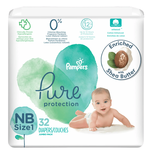 pampers pure protection baby diapers