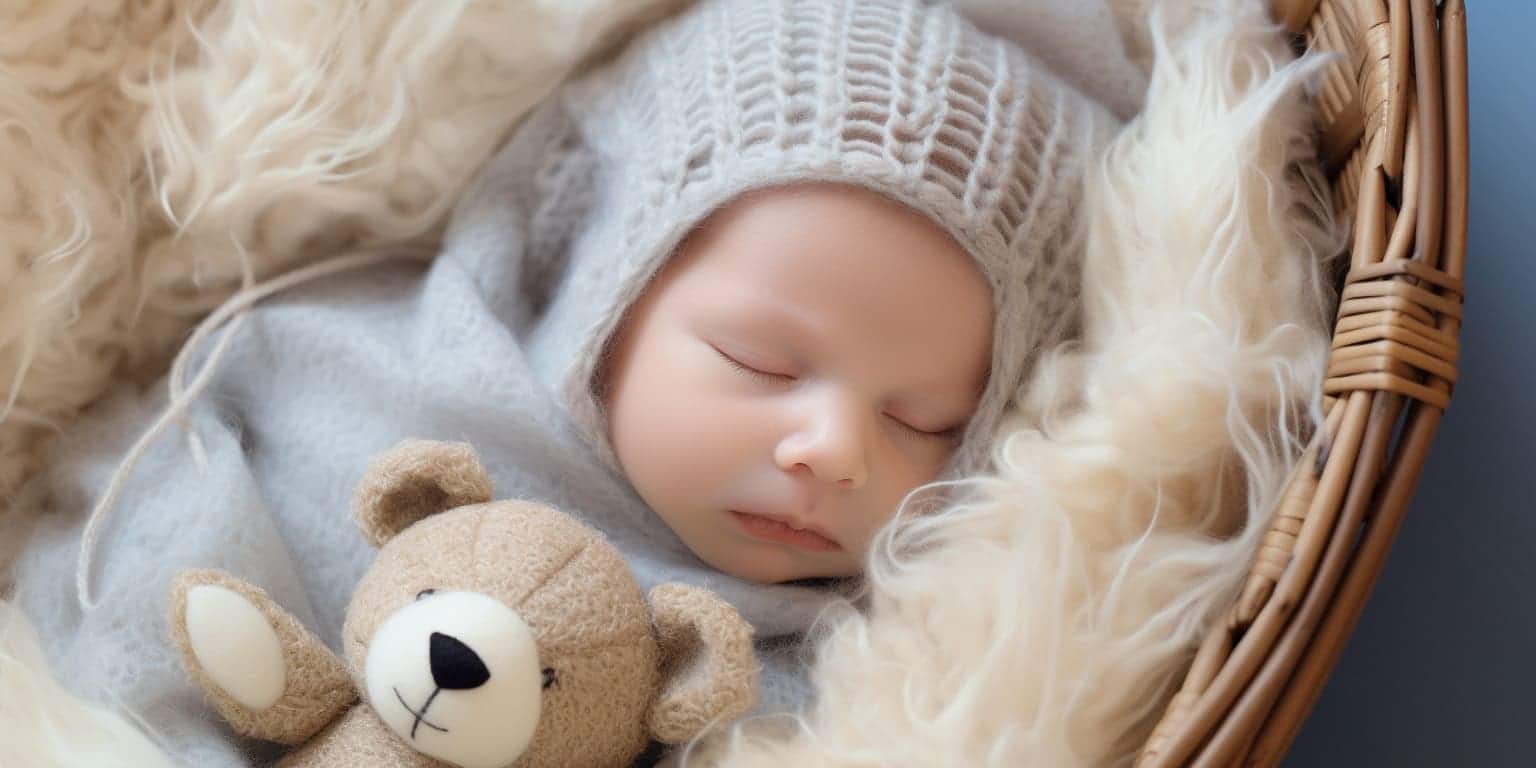 in a basket place your sleeping baby in a cute basket 55da3c62 5e07 4354 a3c8 f79a58cdc09b