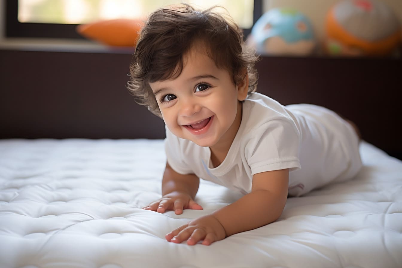 manishq1 1 2 years baby playing on mattress enjoy safe and comf 7b633eda a56a 4ebb b5ef 2e56a7af3b71