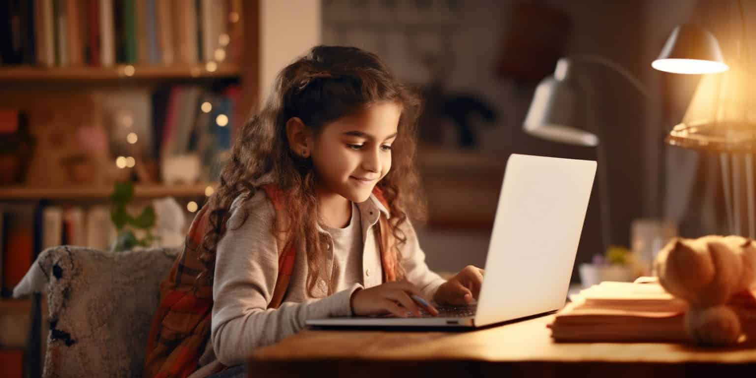 manishq1 girl 7 8 years reading math online on computer at home da4304ab e40b 49e5 8846 d78dc5ec6ded