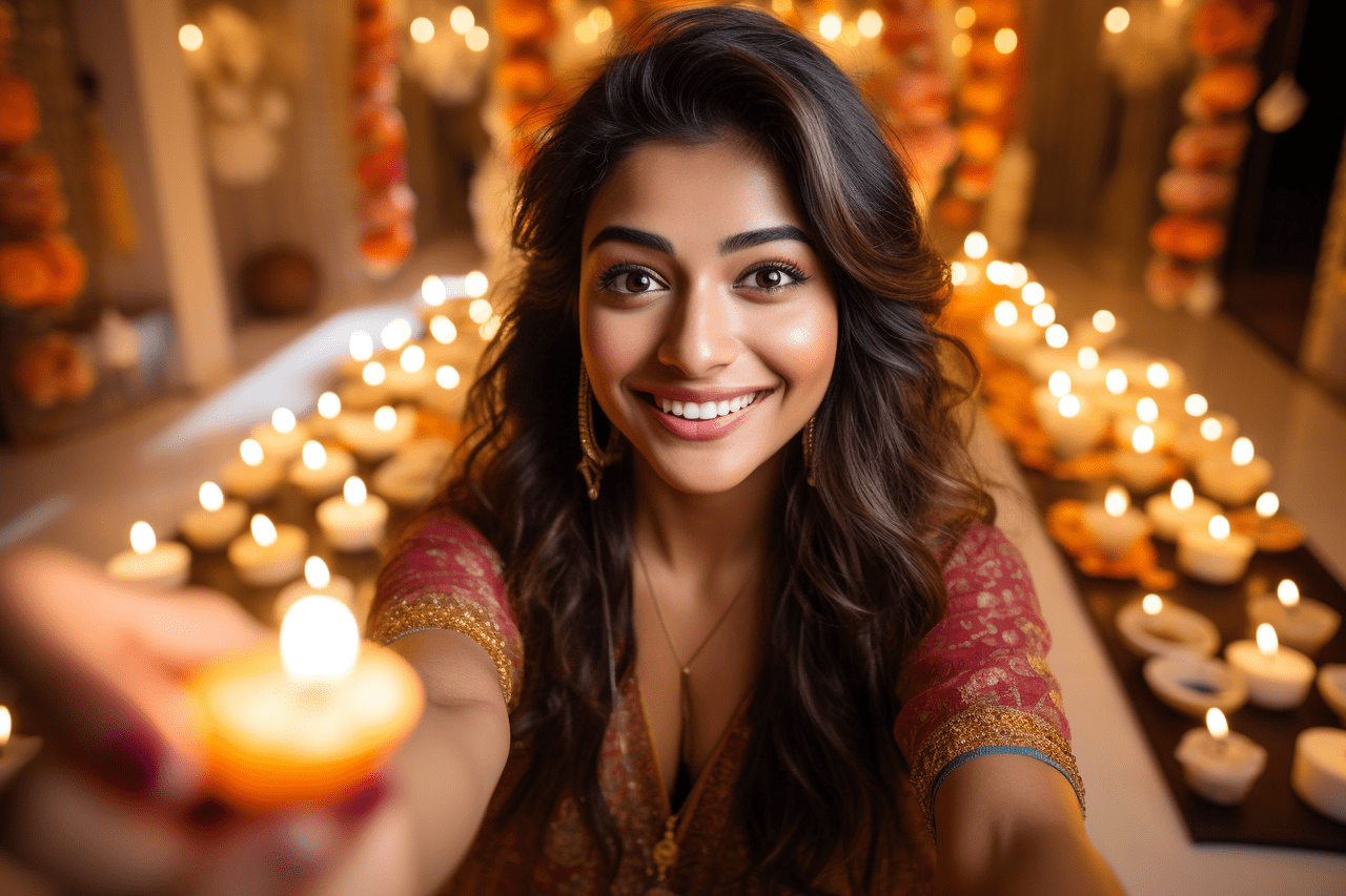 capture the diwali spirit with a festive diwali selfie ce1c51ef 58a0 4047 9158 e3b02f7a6da8