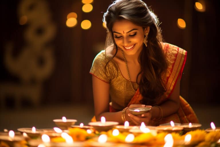 24 Diwali Photoshoot Ideas and Poses At Home