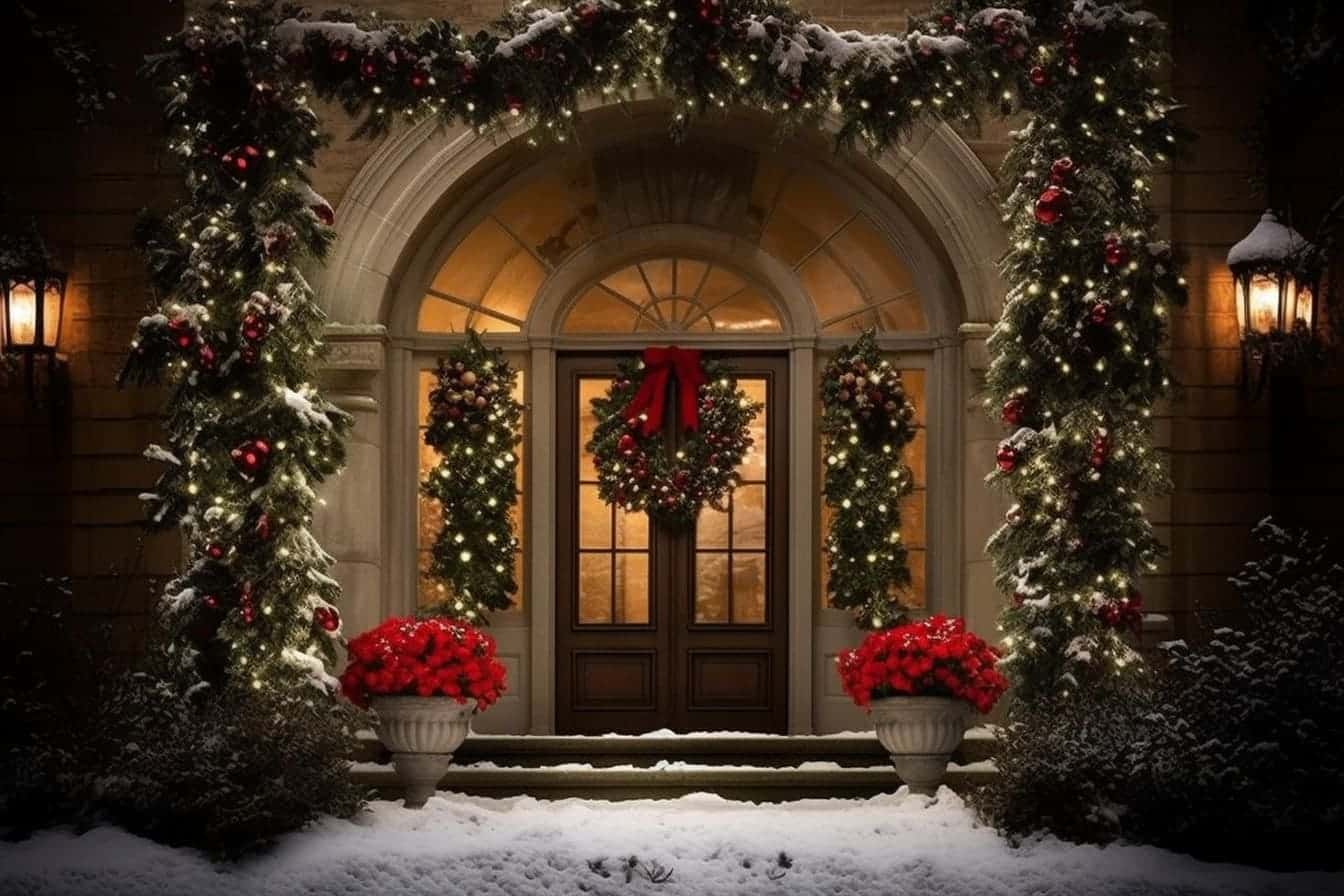 transform your doorways into portals of holiday magic