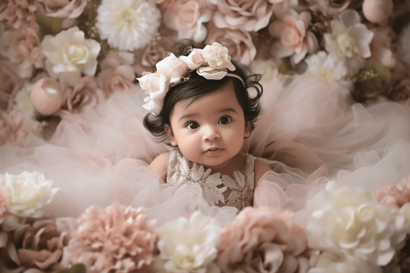 manishq1 4 months baby girl photoshoot for little floral prince 0a3aaea1 5f42 445f 858b dbec55d4bb70