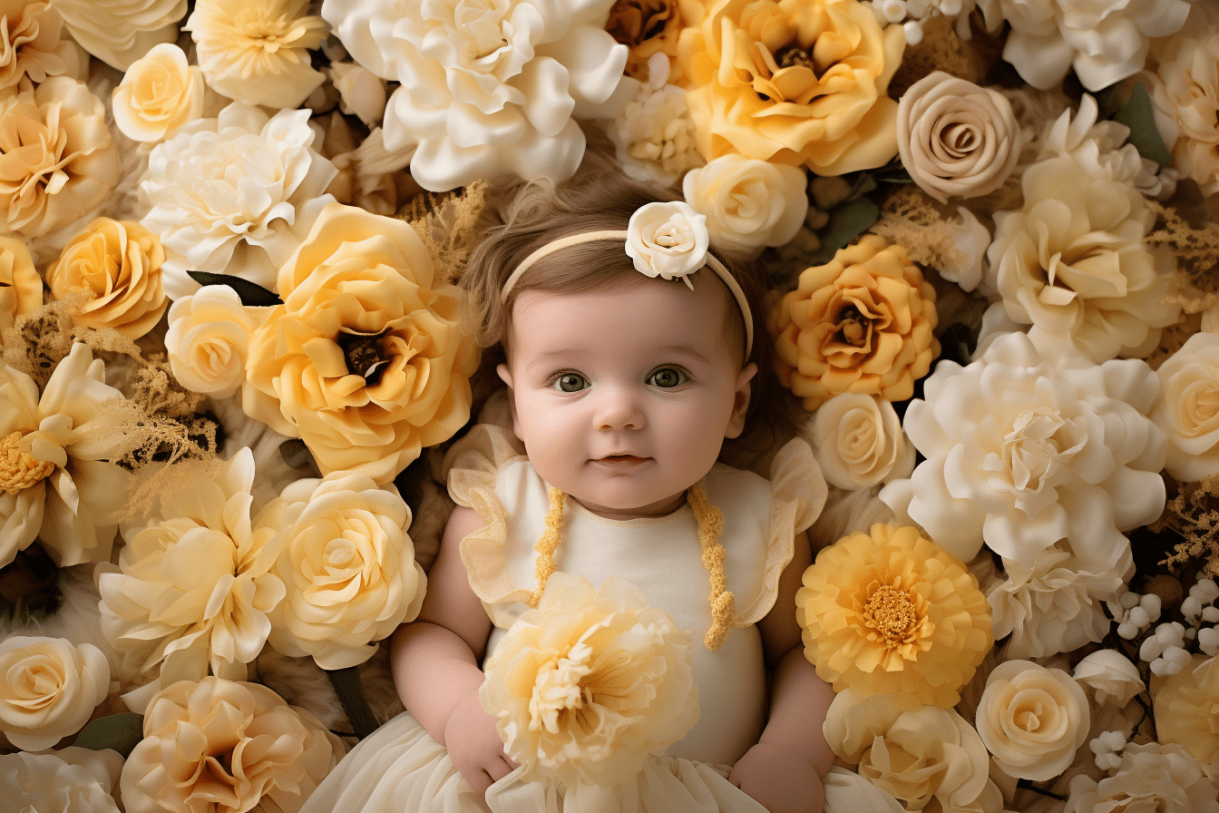manishq1 4 months baby girl photoshoot with flower child theme 4f31e2b7 b1ed 4091 ad53 45a589da60cc