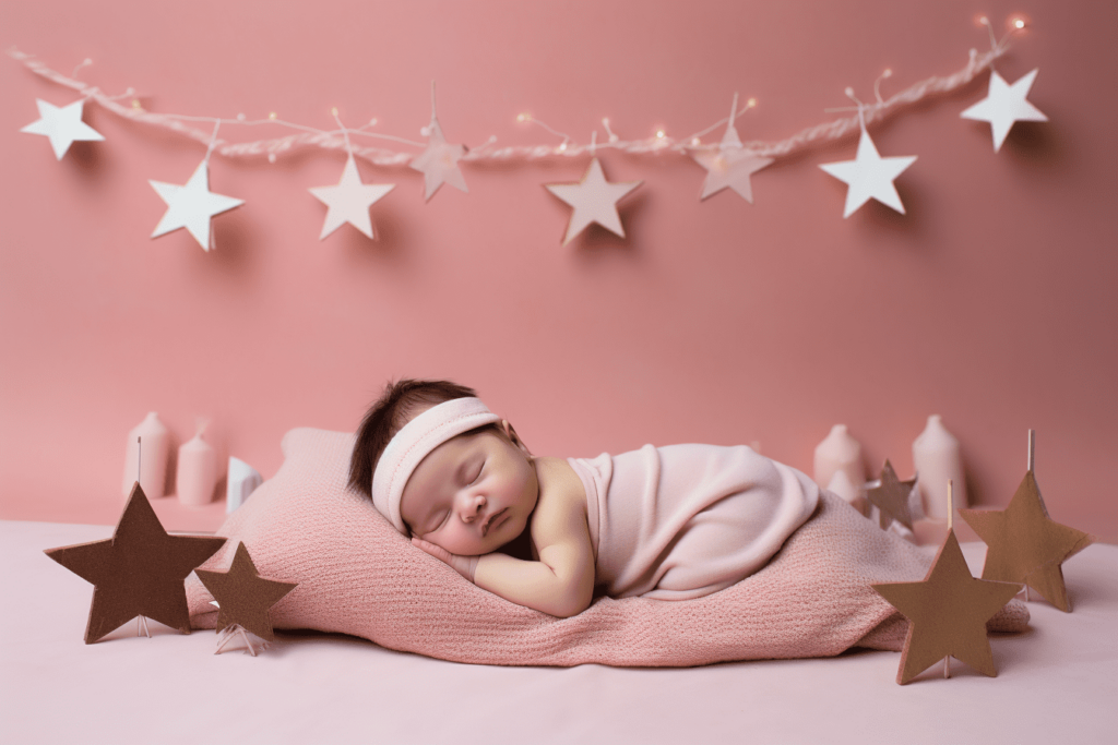 1 Month Baby Photoshoot Ideas at Home - Newborn Baby Photography