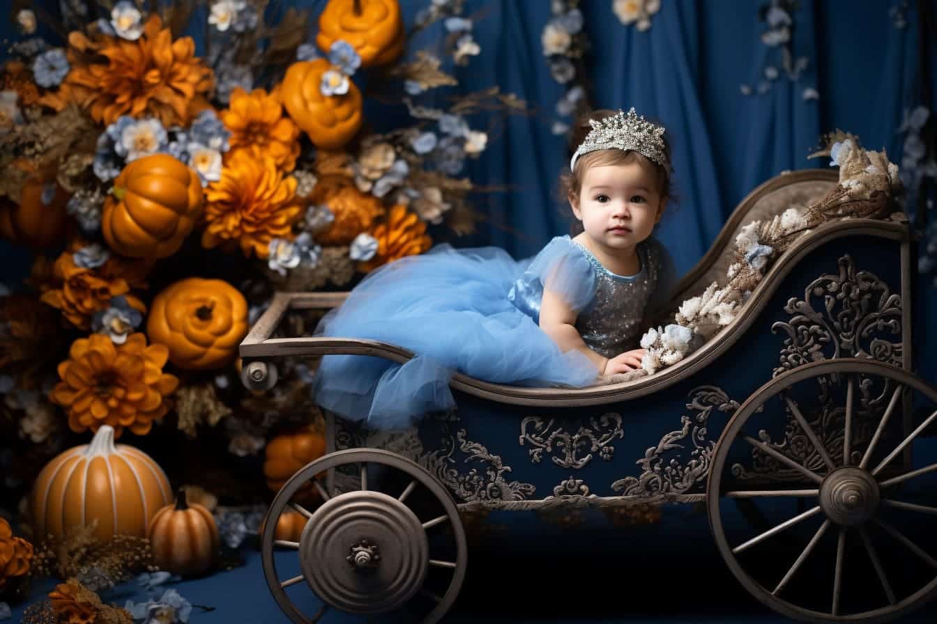manishq1 a baby girl is laying down in a blue carriage decorate 3ecdba9e d865 48bf a19d 2ec4eb1afa22