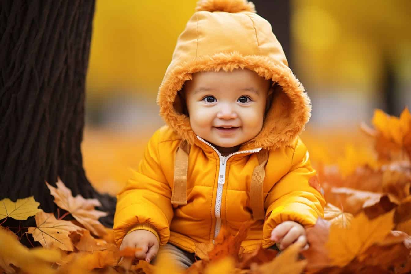 manishq1 baby playing in autumn leaves a great way to get a bab e43641f5 8cd2 45d0 9512 5bc396a99f48