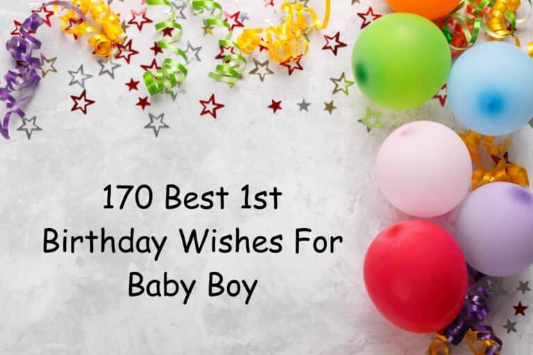 170 Best 1st Birthday Wishes For Baby Boy