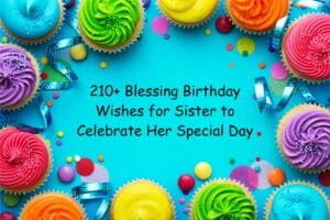 210+ Blessing Birthday Wishes for Sister to Celebrate Her Special Day