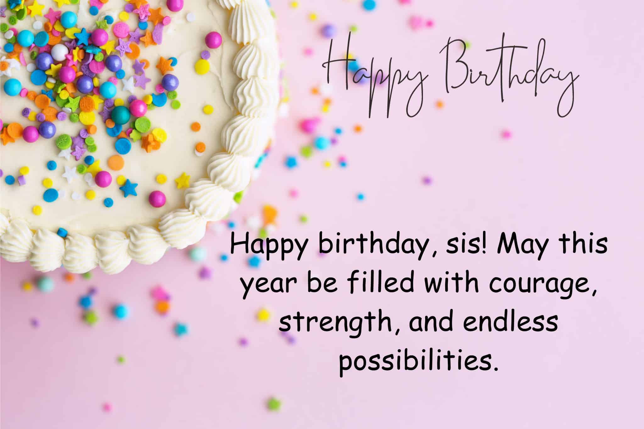 happy birthday, sis! may this year be filled with courage, strength, and endless possibilities.