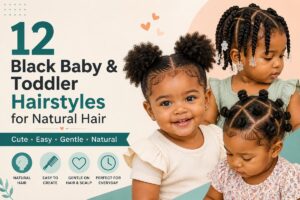 12 Black Baby Girl Hairstyles for Natural Hair