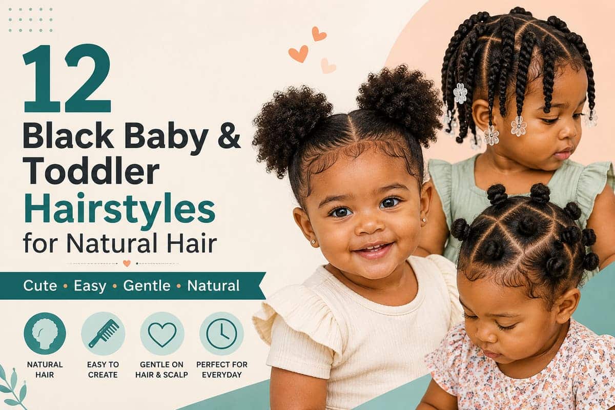 12 Black Baby Girl Hairstyles for Natural Hair