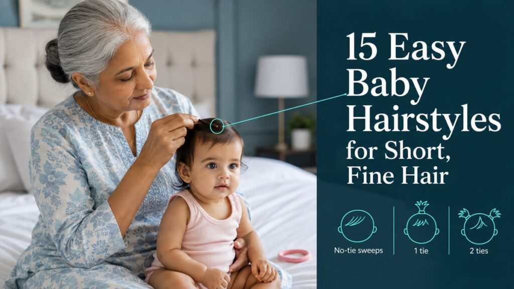 15 easy baby hairstyles for short, fine hair