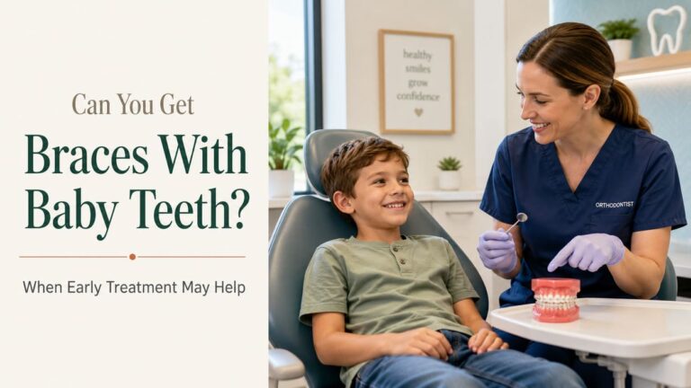 Can You Get Braces With Baby Teeth? When Early Treatment May Help
