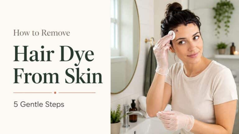 How to Remove Hair Dye From Skin