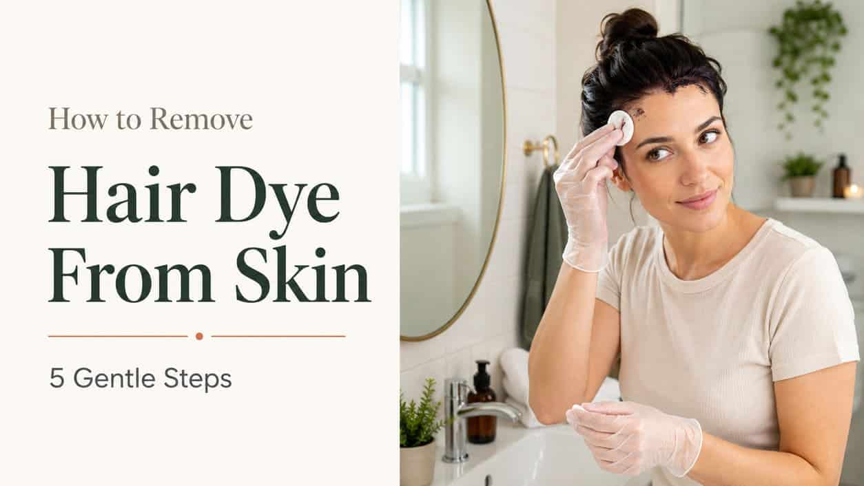 How to Remove Hair Dye From Skin