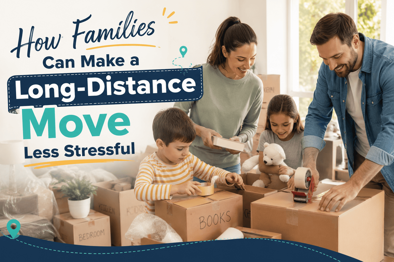 How Families Can Make a Long-Distance Move Less Stressful
