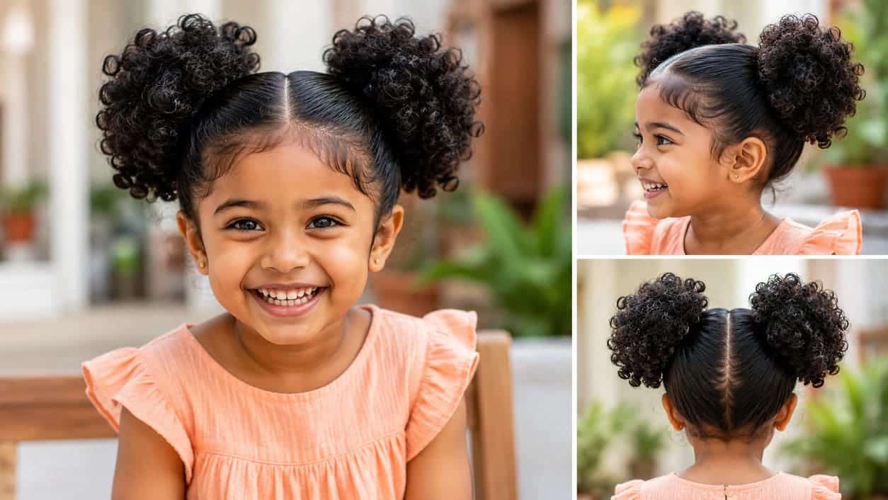 Double Curly Puffs