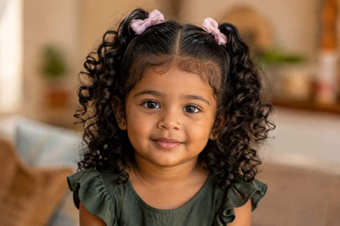 Half-Up Curls
