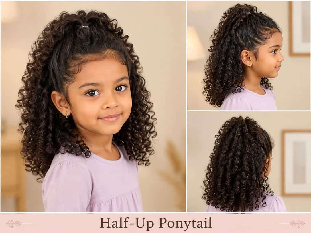 Half-Up Ponytail