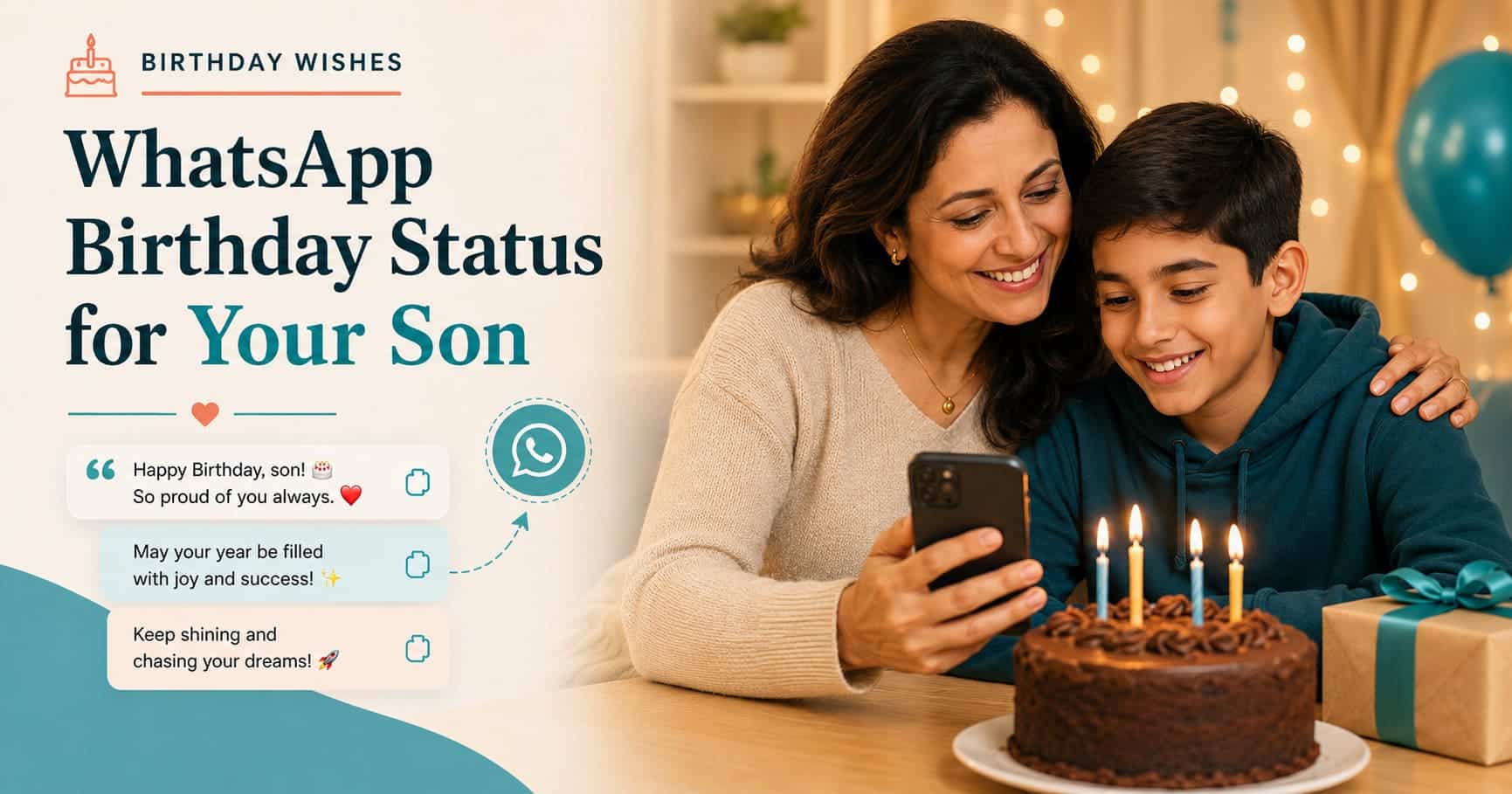 Happy Birthday WhatsApp Status for My Son