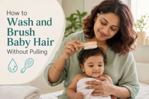 How to Wash and Brush Baby Hair Without Pulling
