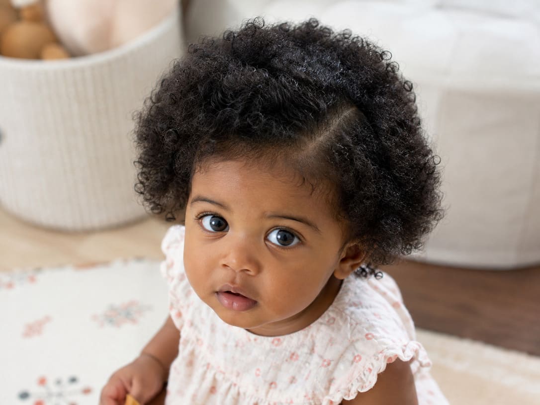 Side Part Afro