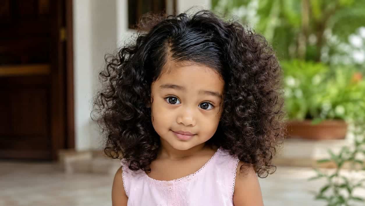 Side-Part Curls