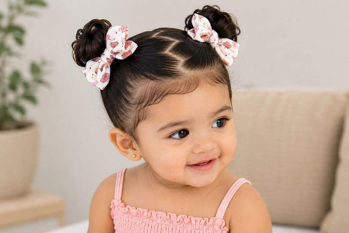 Zigzag Double Buns