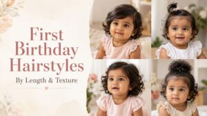 First Birthday Hairstyles for Baby Girls by Length & Texture